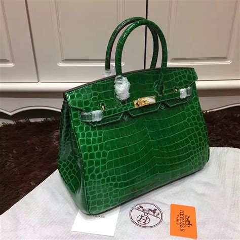 hermes birkin green crocodile|hermes birkin crocodile bag price.